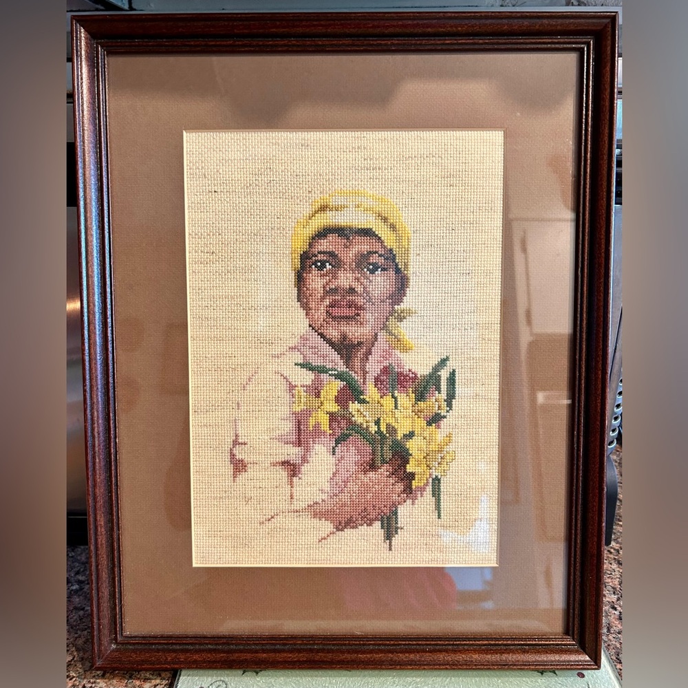 Handcrafted Needlepoint Wall Art